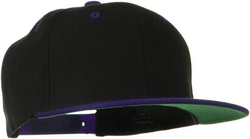 الكلاسيكية Snapback Wool Blend 2 Tone Cap in Kuwait