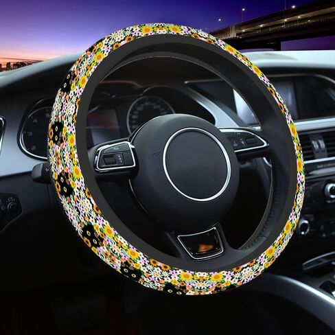 تغطية سيارة توجيه سيارة سلحفاة البحر تسبح سلحفاة البحر الزرقاء في عجلة القيادة المائية تغطية ديكور سيارة مناسبة لمعظم المركبات بما في ذلك الشاحنات وسيارات الدفع الرباعي in Kuwait