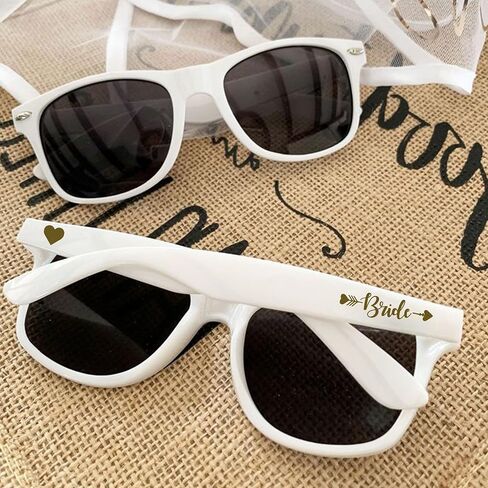 10 Pairs Heart Sunglasses Bachelorette Party, Bride Squad Sunglasses, Bachelorette Party Favors Decorations.(Pink) in Saudi Arabia