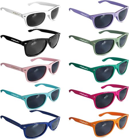 10 Pairs Heart Sunglasses Bachelorette Party, Bride Squad Sunglasses, Bachelorette Party Favors Decorations.(Pink) in Saudi Arabia