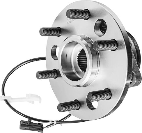 Detroit Axle - 4WD Front Wheel Bearing Hub for Chevy GMC K1500 K2500 Suburban Tahoe Yukon Cadillac Escalade, Replacement Wheel Bearing and Hub Assembly in Saudi Arabia