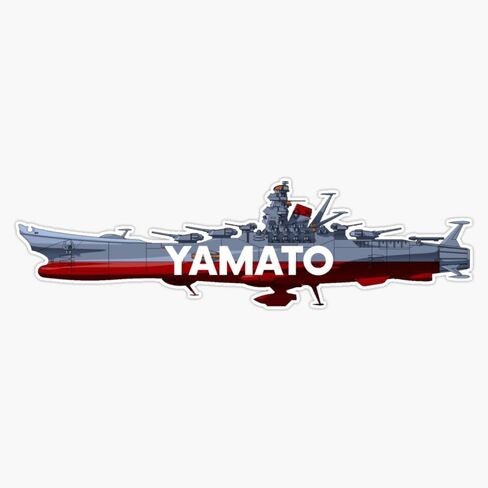 MAGNET Yamato Magnetic Vinyl Sticker Decal Magnet 5" in Saudi Arabia