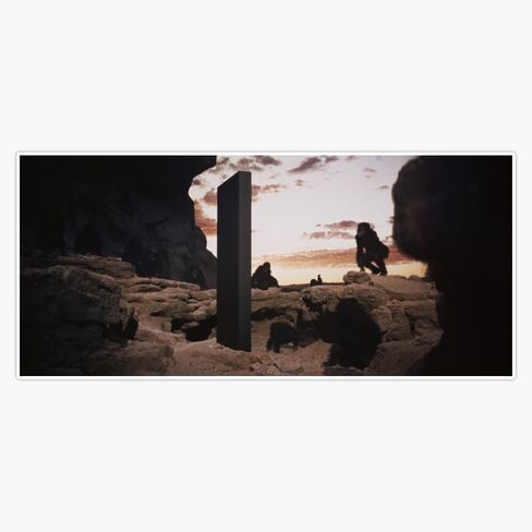 MAGNET 2001 Kubrick Monolith And Apes Magnetic Vinyl Sticker Decal Magnet 5" in Saudi Arabia