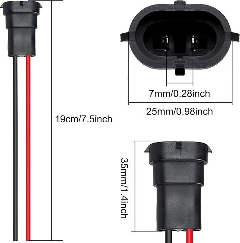 10pcs H11 H8 880 881 ذكور محول الأسلاك الأسلاك سلك المقبس ل LED مصباح الضباب ضباب LED LED محول المقبس in Kuwait
