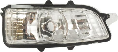 TRQ Side Passenger Side Mirror Lens and Housing Clear Clear Lens متوافق مع 2008-2013 Volvo C30 C70 2007-2011 S40 S80 V50 2007-2009 S60 2008-2010 V70 in Saudi Arabia