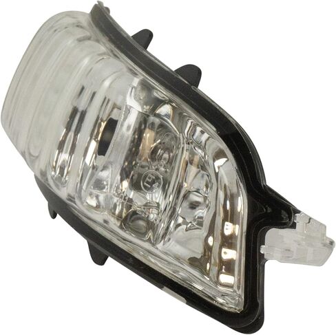 TRQ Side Passenger Side Mirror Lens and Housing Clear Clear Lens متوافق مع 2008-2013 Volvo C30 C70 2007-2011 S40 S80 V50 2007-2009 S60 2008-2010 V70 in Saudi Arabia