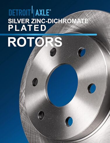 Detroit Axle-دوارات الفرامل الأمامية لعام 2008-2019 نيسان تيتان 2007-2014 Armada 2007-2010 Infiniti QX56 Disc-Discled Rotors 2009 استبدال [13.78 بوصة الدوارات] in Kuwait