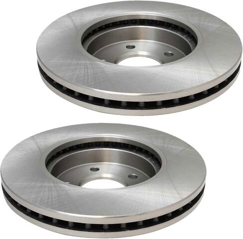 Rear Brake Rotors & Brake Pad Kit 305mm Slotted Brake Kit Including CLEANER DOT4 FLUID Fits for Chrysler Town & Country, Dodge Grand Caravan Journey, Ram C/V, Volkswagen Routan in Saudi Arabia