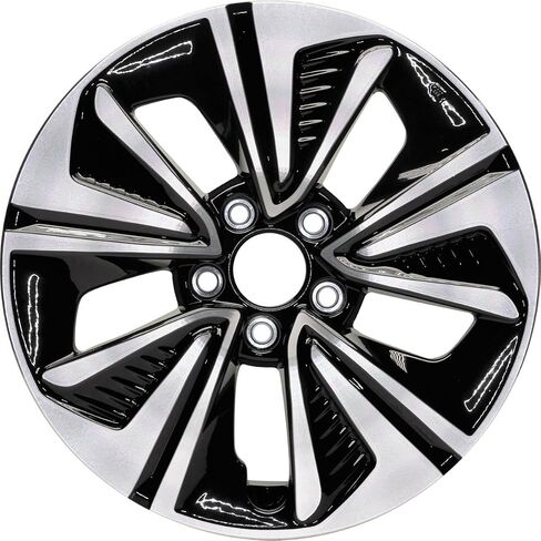 Partsynergy Replacement For New 17 inch Aluminum Wheel Rim Fits 2016-2019 Honda Civic 5 Lug 114.3mm 5 Spokes 17x7 inch in Saudi Arabia