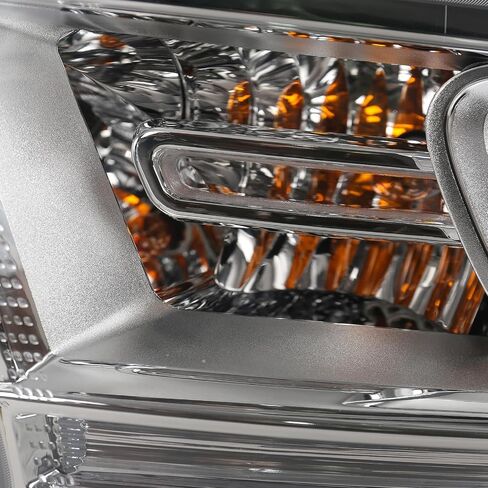 مجموعة مصباح Halogen Fione Halogen متوافق مع Dodge Durango 2014-2020 المصابيح الأمامية للكروم الإسكان بدون LED DRL Projector Side RISE RH in Saudi Arabia