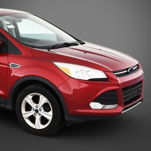 Auto Dynasty Headlights Assembly Compatible with 2013 2014 2015 2016 Ford Escape 3rd Gen, Factory Style Headlamps Replacement, Driver and Passenger Side, Chrome Housing Amber Corner in Saudi Arabia