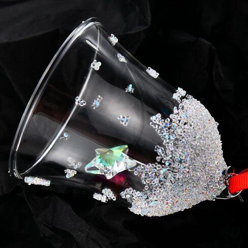 2025 Christmas Bell Ornaments, Annual Edition Bell Ornament,Christmas Tree Crystal Bell Ornament Wedding Anniversary Decoration in Saudi Arabia