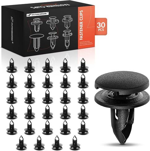 A-Premium 20pcs نايلون الجذع الجانبي المقطع المسمار المسمار المسمار متوافق مع هوندا سيفيك 2012-2015 ، اتفاق 2013-2017 ، HR-V 2016-2017 ، Insight 2012-2014 & Acura TLX 2015-2017 ، TSX ، ILX-7MM Hole in Kuwait
