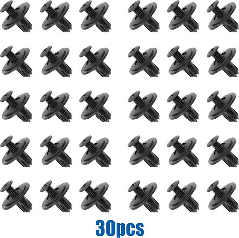 OAUTOO 30pcs Lower Rocker Panel Molding Clip 90688-SB0-013 90688-SB0-003 for Honda CR-V 1997, 2000, 2001 Civic 1992-2000, Odyssey 2001-2004, Prelude 1983-1987; Acura Integra 1994-2001 in Saudi Arabia