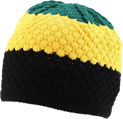 Armycrew Rasta 100% Cotton Knit Skull Kufi Beanie Hat in Saudi Arabia