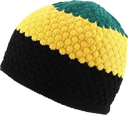 Armycrew Rasta 100% Cotton Knit Skull Kufi Beanie Hat in Saudi Arabia