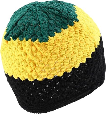 Armycrew Rasta 100% Cotton Knit Skull Kufi Beanie Hat in Saudi Arabia