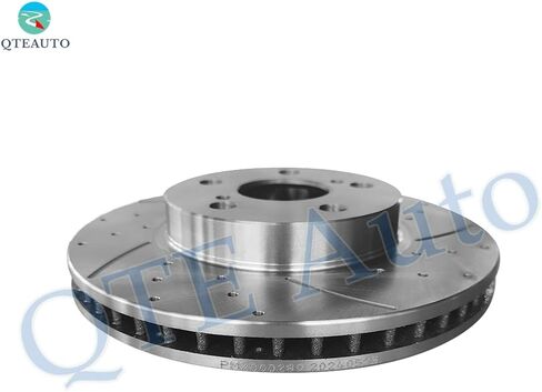 PM Auto Front 255mm Drilled Slotted Brake Disc Rotors For 2012-2015 Toyota Prius Plug-IN in Saudi Arabia