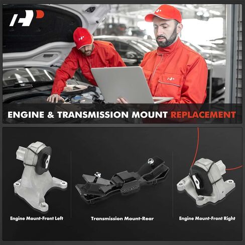 A-Premium 3PCS Engine Motor Mount and Transmission Mount Set Compatible with Jeep JL Series Wrangler 2018 2019 2020, 3.6L, Automatic Transmission in Saudi Arabia