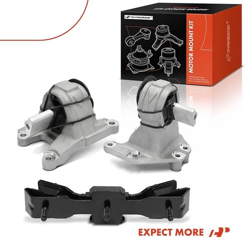 A-Premium 3PCS Engine Motor Mount and Transmission Mount Set Compatible with Jeep JL Series Wrangler 2018 2019 2020, 3.6L, Automatic Transmission in Saudi Arabia