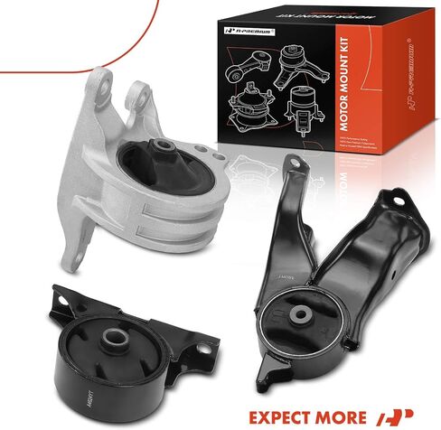 A-Premium 3PCS Engine Motor Mount and Transmission Mount Kit Compatible with Mitsubishi Galant 2004-2006, Endeavor 2004-2008/2010-2011, 3.8L, Automatic Transmission, Replace# MR589192, MN589192 in Saudi Arabia