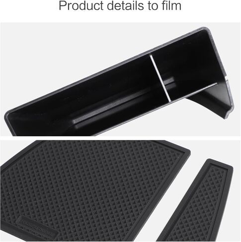 LUCKEASY for Buick Encore GX 2020-2024 2025 Center Console Storage Box Bilayer Space Center Console Small Organizer Black ABS Waterproof(Buick Encore GX CB) in Kuwait
