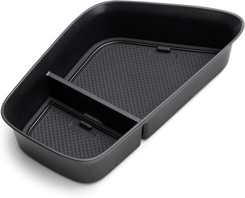 LUCKEASY for Buick Encore GX 2020-2024 2025 Center Console Storage Box Bilayer Space Center Console Small Organizer Black ABS Waterproof(Buick Encore GX CB) in Kuwait