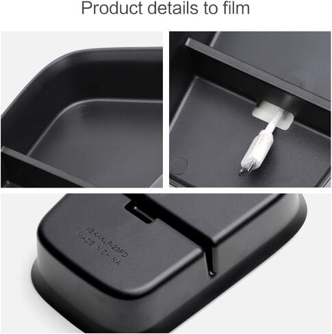 LUCKEASY for Buick Encore GX 2020-2024 2025 Center Console Storage Box Bilayer Space Center Console Small Organizer Black ABS Waterproof(Buick Encore GX CB) in Kuwait