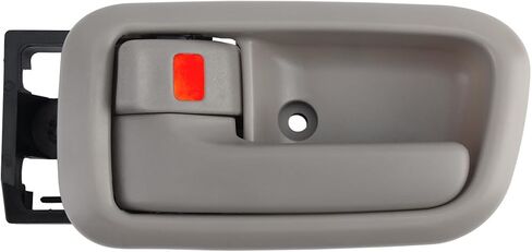 Gledewen Interior Door Handles W/Bezel (Pair), Compatible with Toyota Tundra 2000-2006, Beige, Front Left Driver & Right Passenger, 692050C010B1,692060C010B1 Inside Handle Door Part in Saudi Arabia