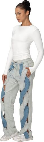 Sunzel Long Sleeve T Shirts for Women with Crew Neck, Double Lined Tops Slim Fit Basic Tee, Casual Undershirt Outfits in Saudi Arabia