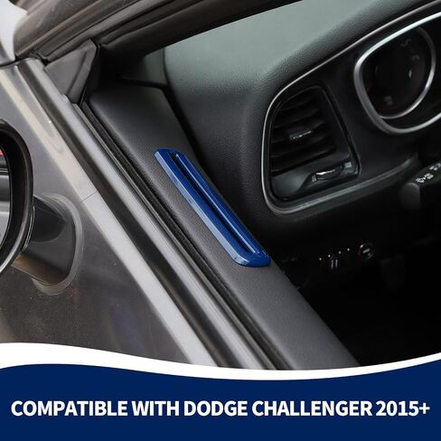 for Challenger Door Air Vent Trim, Door AC Air Conditioner Outlet Vent Cover Ring Compatible with 2015-2023 Dodge Challenger Interior Accessories, Orange in Saudi Arabia