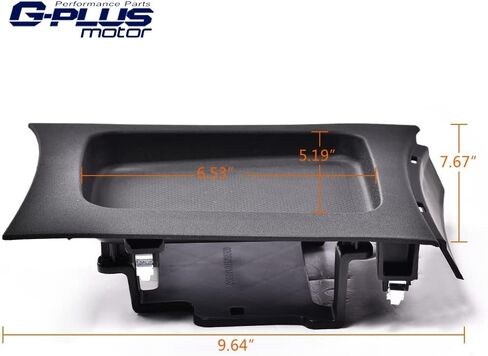 G-PLUS Shifter Console Tray Bezel Compatible with 2011-2017 Dodge Charger,Gear Shift Indicator Bezel 1RN52AAAAC Black in Saudi Arabia