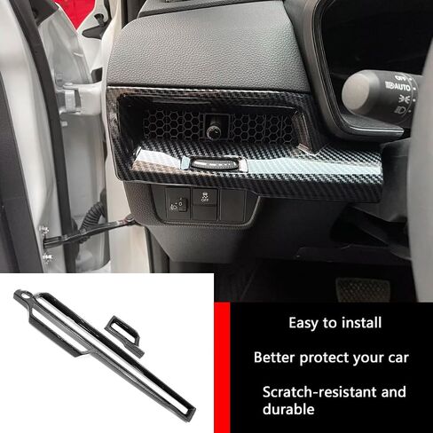 ملحقات السيارات تناسب Honda CR-V CRV 2023 2024 Inner Dashboard Center Console AC Air Vent Cover Cover Trim Glossy Black 2 PC in Kuwait
