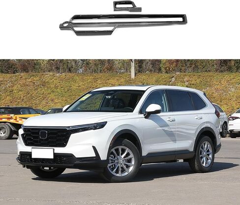 ملحقات السيارات تناسب Honda CR-V CRV 2023 2024 Inner Dashboard Center Console AC Air Vent Cover Cover Trim Glossy Black 2 PC in Kuwait