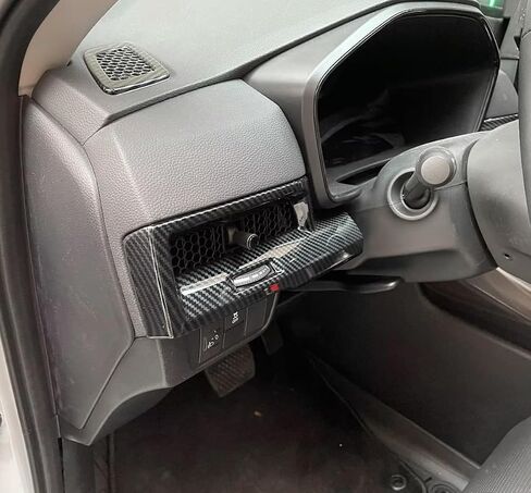 ملحقات السيارات تناسب Honda CR-V CRV 2023 2024 Inner Dashboard Center Console AC Air Vent Cover Cover Trim Glossy Black 2 PC in Kuwait