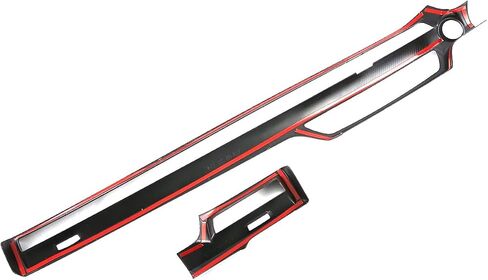 ملحقات السيارات تناسب Honda CR-V CRV 2023 2024 Inner Dashboard Center Console AC Air Vent Cover Cover Trim Glossy Black 2 PC in Kuwait