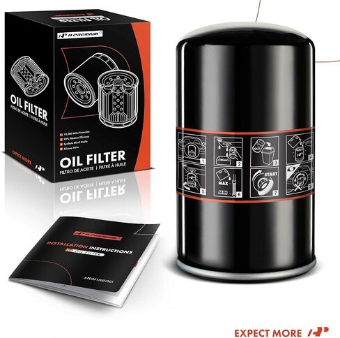 A-Premium 10k Miles Protection on On Filter متوافق مع Ford F-250 ، F-250 HD ، F-250 Super Duty ، F-350 ، F-350 Super Duty ، F-450 Super Duty ، F-550 Super Duty ، F-650 & International Harvester in Saudi Arabia