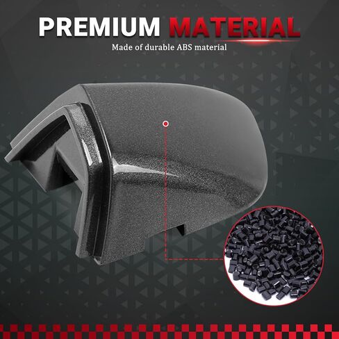 Door Handle Cover Compatible with Volkswagen Golf 2010-2014/Golf R 2.0L 2012-2013/Passat 2012-2019 Replace for P/N 1K8837879 1K8-837-879-GR-U - Gray in Kuwait