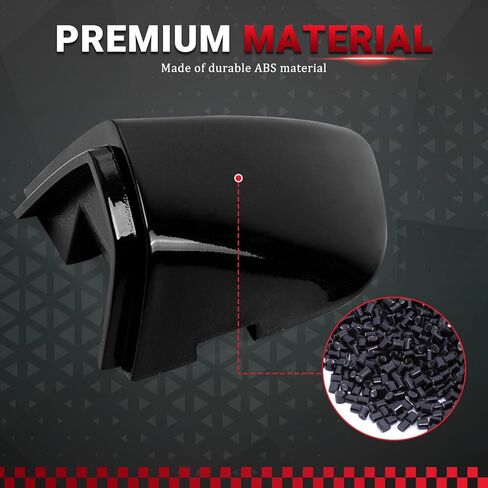 Door Handle Cover Compatible with Volkswagen Golf 2010-2014/Golf R 2.0L 2012-2013/Passat 2012-2019 Replace for P/N 1K8837879 1K8-837-879-GR-U - Gray in Saudi Arabia