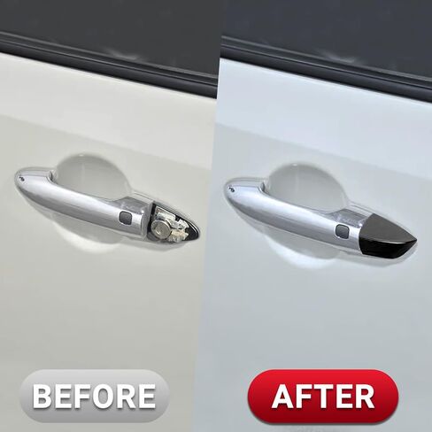 Door Handle Cover Compatible with Volkswagen Golf 2010-2014/Golf R 2.0L 2012-2013/Passat 2012-2019 Replace for P/N 1K8837879 1K8-837-879-GR-U - Gray in Saudi Arabia