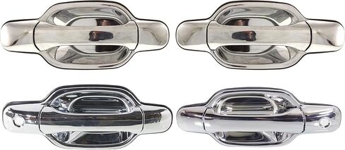 Garage-Pro (4 Exterior Door Handle Compatible with 2004-2012 Chevrolet Colorado, Fits 2004-2012 GMC Canyon & 2007-2008 Isuzu i-290 Set of 4 Front and Rear, Driver and Passenger Side Chrome in Saudi Arabia