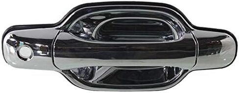 Garage-Pro (4 Exterior Door Handle Compatible with 2004-2012 Chevrolet Colorado, Fits 2004-2012 GMC Canyon & 2007-2008 Isuzu i-290 Set of 4 Front and Rear, Driver and Passenger Side Chrome in Saudi Arabia