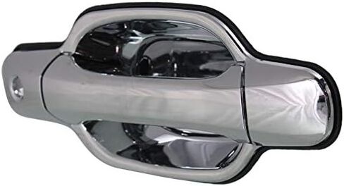 Garage-Pro (4 Exterior Door Handle Compatible with 2004-2012 Chevrolet Colorado, Fits 2004-2012 GMC Canyon & 2007-2008 Isuzu i-290 Set of 4 Front and Rear, Driver and Passenger Side Chrome in Saudi Arabia