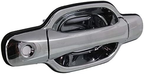 Garage-Pro (4 Exterior Door Handle Compatible with 2004-2012 Chevrolet Colorado, Fits 2004-2012 GMC Canyon & 2007-2008 Isuzu i-290 Set of 4 Front and Rear, Driver and Passenger Side Chrome in Saudi Arabia