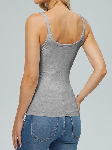 جرة من الحب نساء السباغيتي حزام مغرفة الرقبة قمم الخزان مضلعة للنساء 2025 القمصان الناعمة الناعمة الناعمة in Kuwait