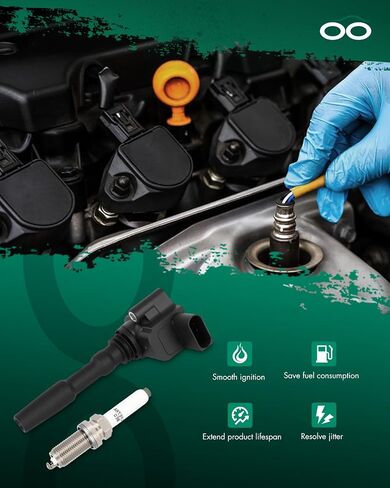 SCITOO 8 ignition coils + 8 iridium Spark Plugs 2015-2018 RS7 4.0L2016-2016 S7 4.0L 2016-2017 S8 4.0L 2015-2015 S8 4.0L Built After 3/30/15 079905110N,079905110J,UF766 in Saudi Arabia