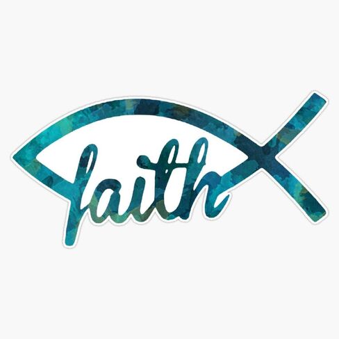 Christian Fish Sticker Vinyl Pumper Sticker Scener مقاوم للماء 5 " in Saudi Arabia