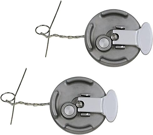 MyTee Products 4 "Lever Aluminium Non-Locking & Vatected Fuel Tank Cap متوافق مع Peterbilt 330 ، 379 ، 389 ، 337 ، 340 ، 579 استبدال 11-04859-100 in Saudi Arabia