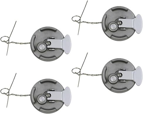 MyTee Products 4 "Lever Aluminium Non-Locking & Vatected Fuel Tank Cap متوافق مع Peterbilt 330 ، 379 ، 389 ، 337 ، 340 ، 579 استبدال 11-04859-100 in Kuwait