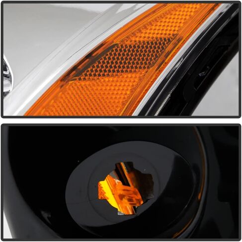 ACANII - For 2008-2011 Ford Focus S SE SES SEL Coupe/Sedan OE Style Chrome Headlights Headlamps Assembly Set Left+Right in Saudi Arabia
